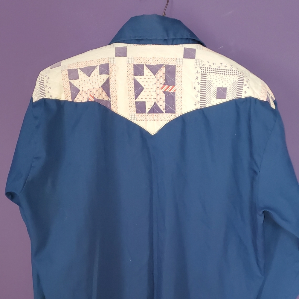 Vintage 70's Men's Western Style Shirt